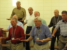 Members of the Palmetto Statesmen, a barbershop chorus, say they think the Republican Party has lost its way. Currently, many say they favor candidate Herman Cain. Members of the Palmetto Statesmen, a barbershop chorus, say they think the Republican Party has lost its way. Currently, many say they favor candidate Herman Cain.