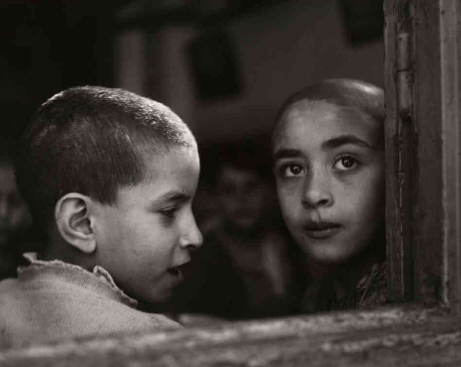 Students in a Jewish school, Casablanca, Morocco, 1952
