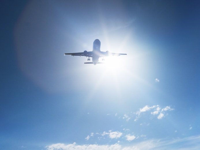 <p>An airplane.</p>