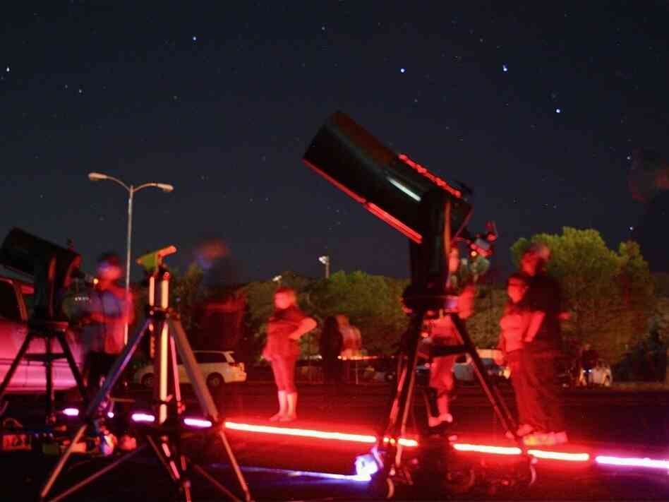 Highly sensitive cameras were set up outside the Yucca Valley Community Center in California recently to capture images from deep space. One of the brightest supernovas in the last century won't be visible to amateur stargazers within the next week. Highly sensitive cameras were set up outside the Yucca Valley Community Center in California recently to capture images from deep space. One of the brightest supernovas in the last century won't be visible to amateur stargazers within the next week.