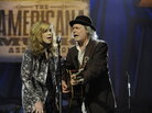 Alison Krauss and Buddy Miller performing a tribute to the O Brother, Where Art Thou? soundtrack at the start of the Americana Music Awards show on Oct. 13th. Alison Krauss and Buddy Miller performing a tribute to the O Brother, Where Art Thou? soundtrack at the start of the Americana Music Awards show on Oct. 13th.