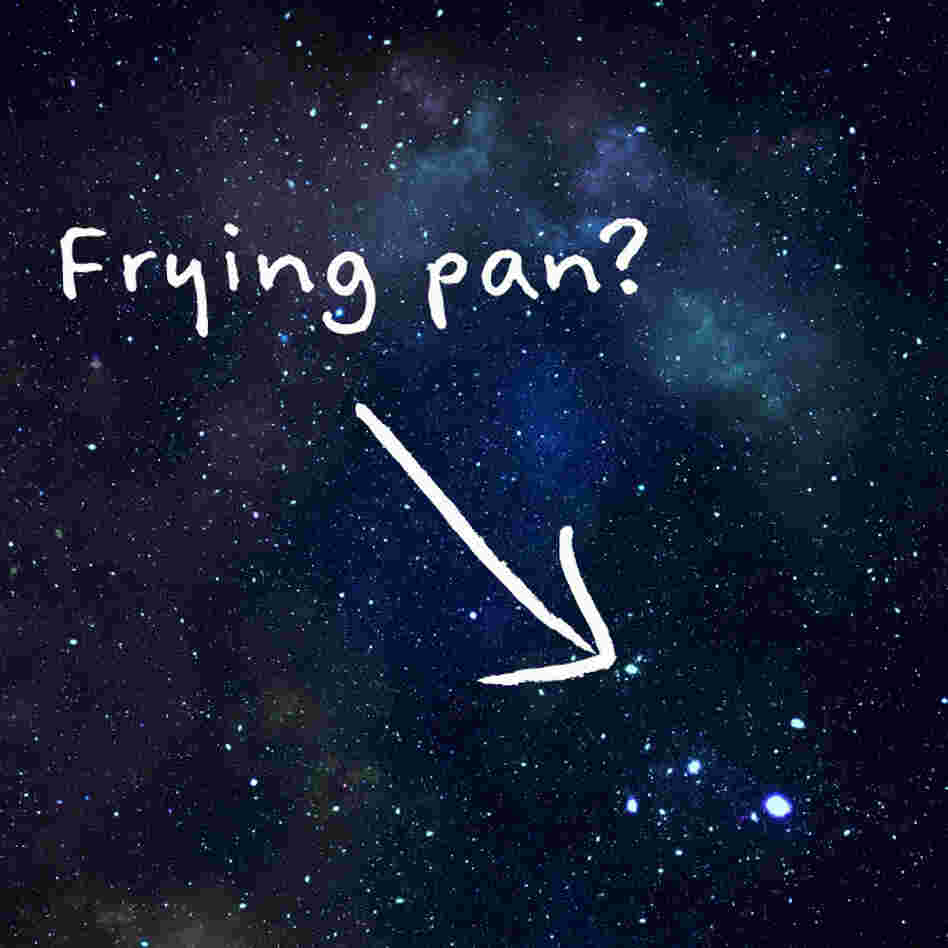 Distant star or frying pan? Distant star or frying pan?