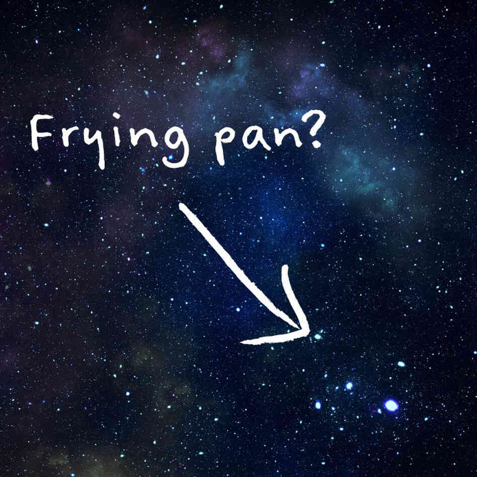 Distant star or frying pan? Distant star or frying pan?