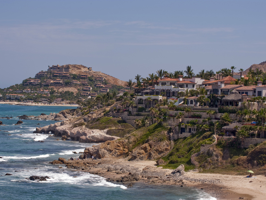 The number of people visiting Mexico — and staying at least one night in places such as Cabo San Lucas, in Baja California state (shown here) — has rebounded this year and is almost at a record level, according to the government. 