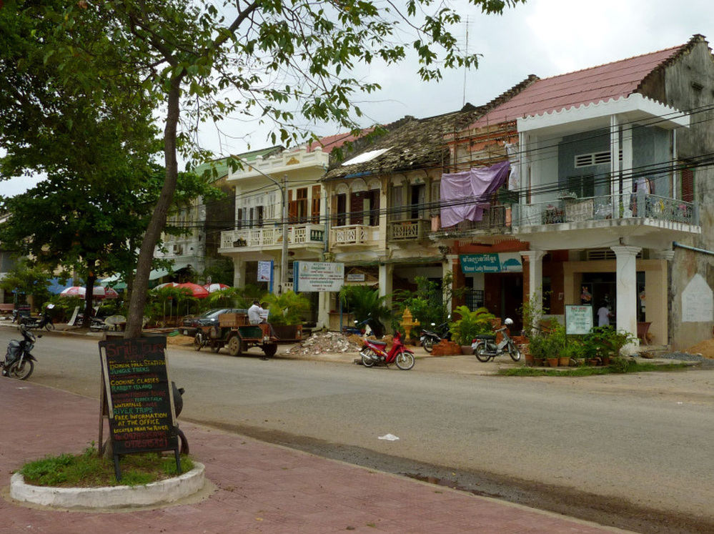 Cambodia exhibits French influences in both its cuisine and its architecture. 