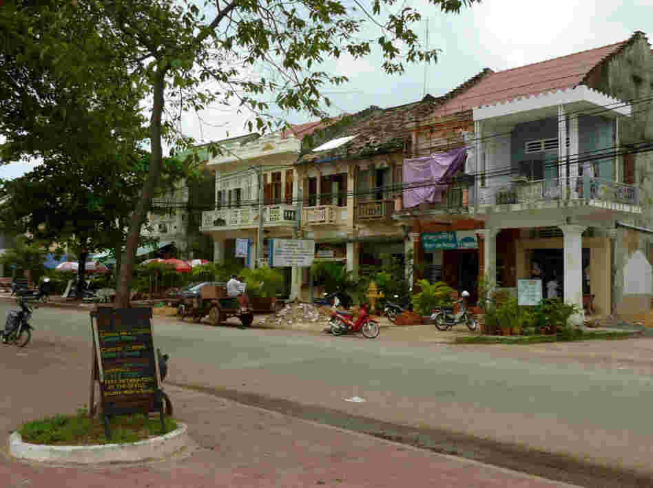 Cambodia exhibits French influences in both its cuisine and its architecture. 