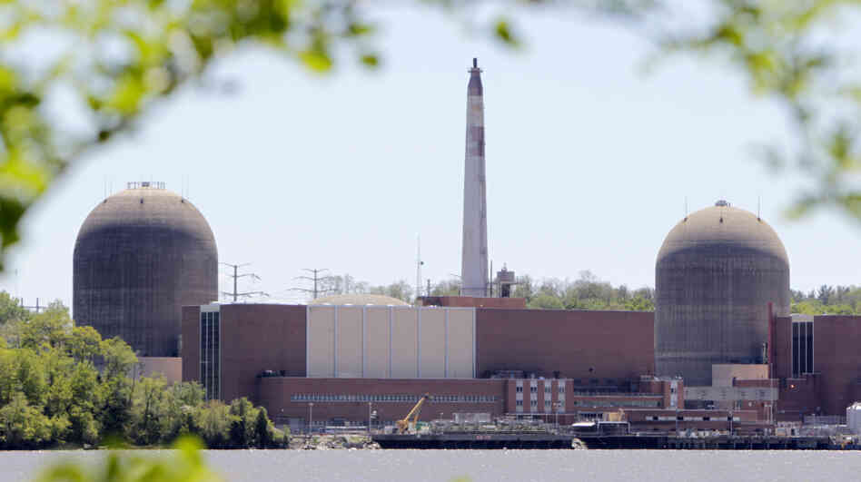 The nuclear power plant at Indian Point in Buchanan, N.Y., is seen with the Hudson River in the foreground. Gov. Andrew Cuomo's stated resolve to close Indian Point has sparked a debate about the energy outlook for metropolitan New York.