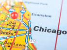 A map of Chicago. A map of Chicago.