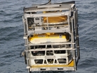 An unmanned ROV (remotely operated vehicle) is launched 900 feet underwater to study the wreckage of the SS Montebello. An unmanned ROV (remotely operated vehicle) is launched 900 feet underwater to study the wreckage of the SS Montebello.