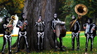 A skeleton band performs at the North Portico of the White House in Washington on Oct. 31, 2009. A skeleton band performs at the North Portico of the White House in Washington on Oct. 31, 2009.