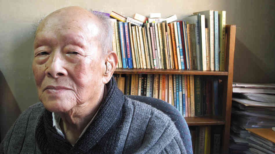 Zhou Youguang, founder of the Pinyin system of romanizing the Chinese language, has published 10 books since turning 100, some reflecting his critical views of the Chinese government. Shown here in his book-lined study, the outspoken Zhou has witnessed a century of change in China.