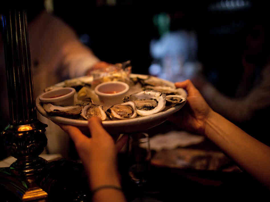 Late night oysters may be discounted, but they're usually no less fresh than oysters served at any other hour. Late night oysters may be discounted, but they're usually no less fresh than oysters served at any other hour.