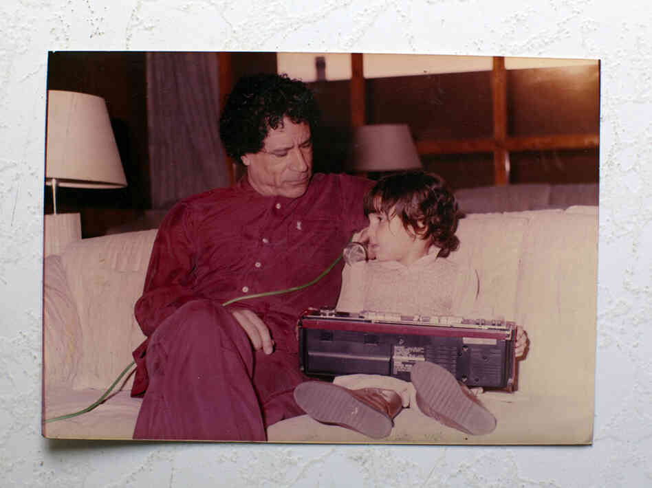 Moammar Gadhafi plays with his daughter. Foreign Policy has a Family Scrapbook, with never-before-seen pictures.