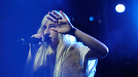 Zola Jesus performing live at (Le) Poisson Rouge in New York City Oct. 19, 2011. Zola Jesus performing live at (Le) Poisson Rouge in New York City Oct. 19, 2011.