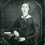 A daguerreotype of Emily Dickinson, taken in 1846.