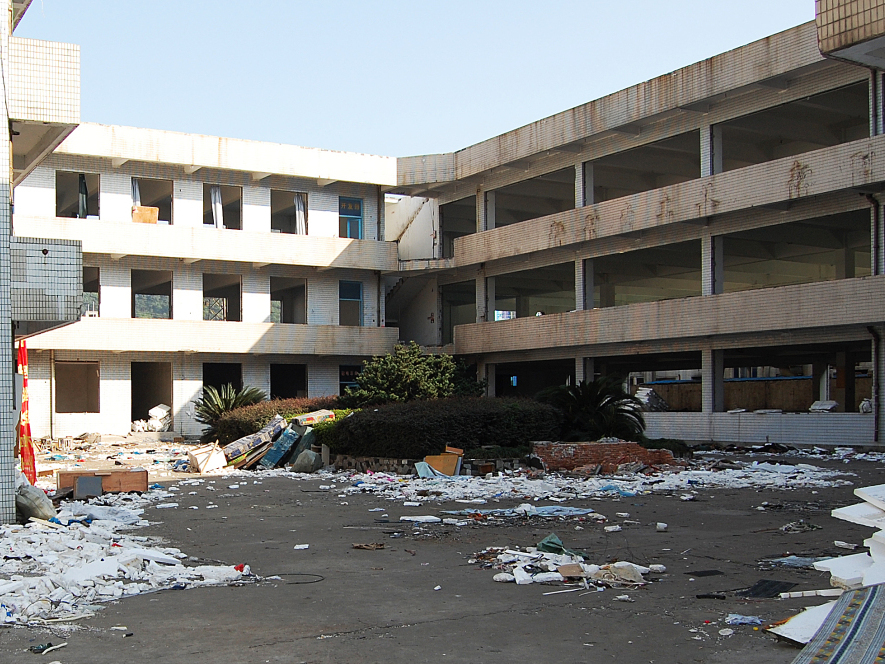 At least 80 business owners have abandoned factories like this one in Wenzhou, China's entrepreneurial capital, because they have run up exorbitant debts to the city's loan sharks and underground lenders.