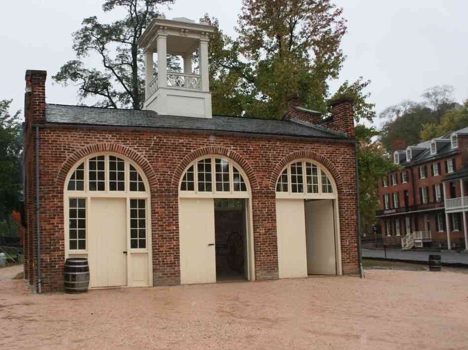 John Brown's Last Stand: After the raid, John Brown's Fort — part of the U.S. Armory and Arsenal at Harpers Ferry — became the town's only armory building to survive the Civil War.