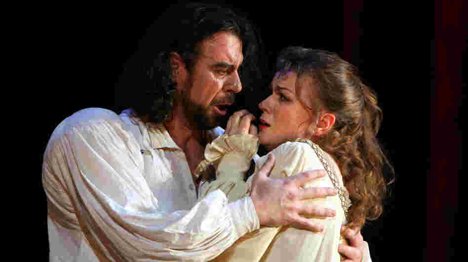 Carlos Alvarez and Lyubov Petrova in Verdi's Rigoletto at the Washington National Opera.