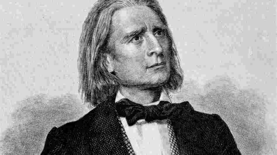 Illustration of Franz Liszt. The Hungarian composer and pianist revolutionized the art of performance.