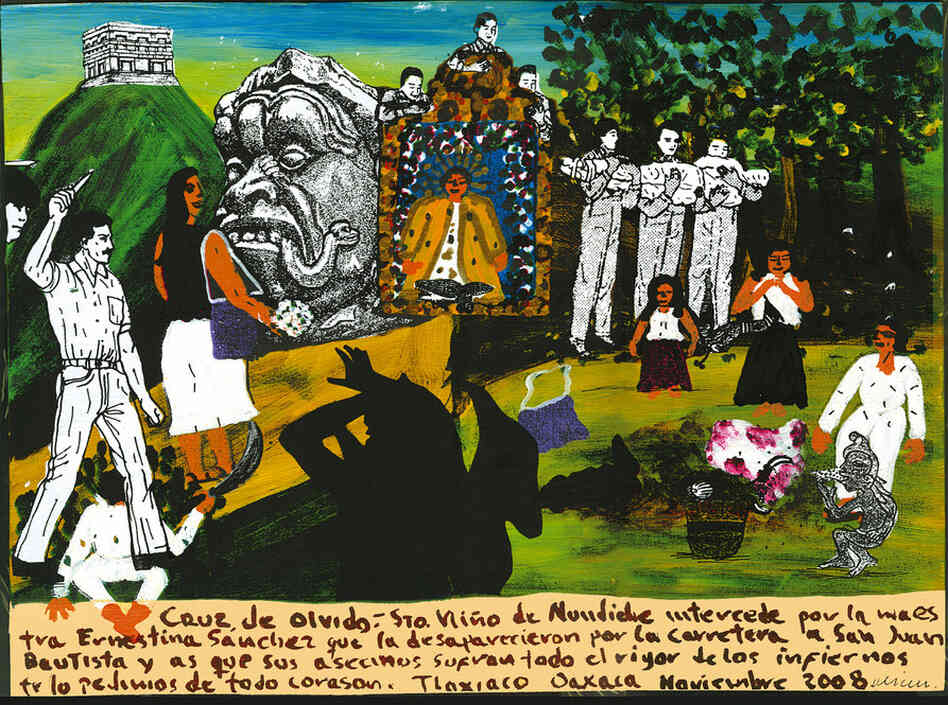 Demian Flores in collaboration with Enrique Ávila: 'La Cruz de Olvido.'