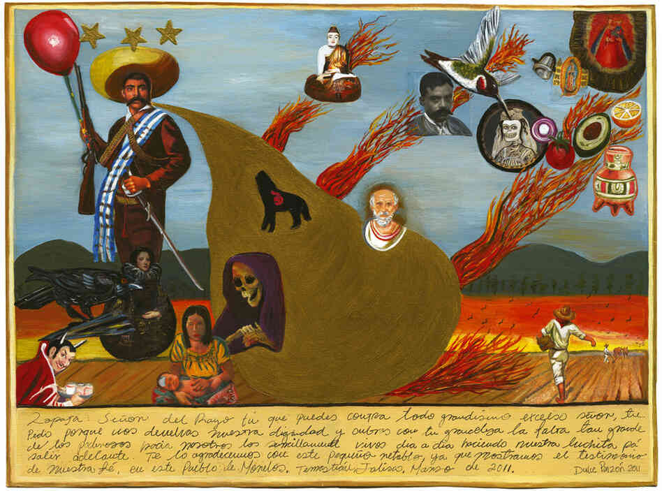 Dulce Pinzón's 'Zapata Se Queda.'