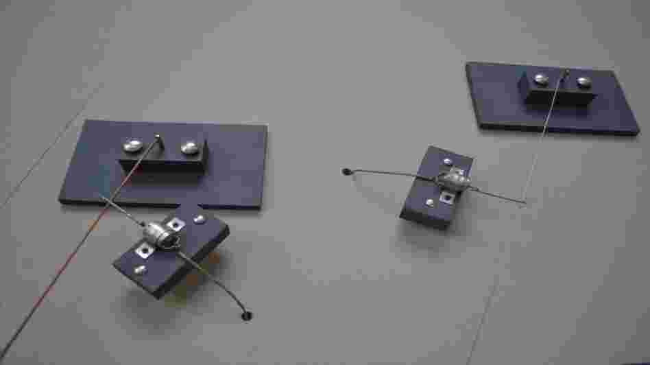 Eli Keszler's Cold Pin installation at the Boston Center for the Arts' Cyclorama in February.