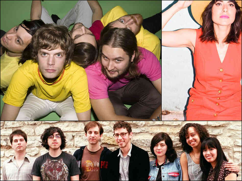 Clockwise from upper left: Casiokids, Firehorse, Ava Luna.