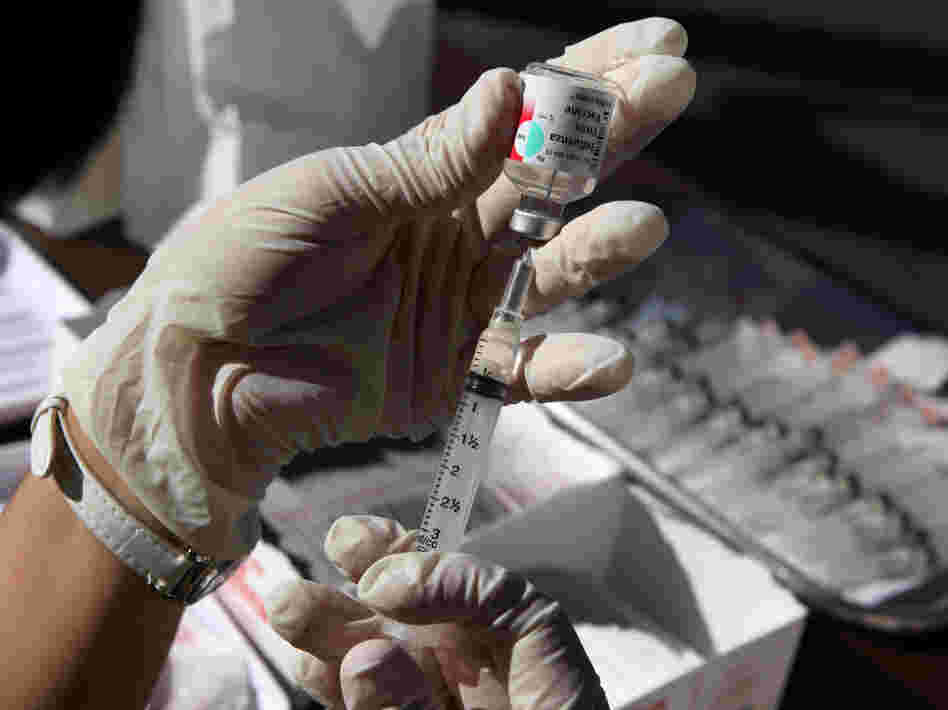 What's in this vial changes from year to year, but the process of creating the flu vaccine remains pretty constant. What's in this vial changes from year to year, but the process of creating the flu vaccine remains pretty constant.