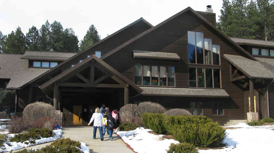 Children at the Black Hills campus of the Children's Home Society head into the main building for lunch. The home caters to children with special needs, many of whom are Native American. Children at the Black Hills campus of the Children's Home Society head into the main building for lunch. The home caters to children with special needs, many of whom are Native American.