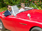 A Good Ride: Journalist Paul Kemp (Johnny Depp, left) is looking for more than a story in The Rum Diary, based on a semi-autobiographical story by Hunter S. Thompson. A Good Ride: Journalist Paul Kemp (Johnny Depp, left) is looking for more than a story in The Rum Diary, based on a semi-autobiographical story by Hunter S. Thompson.