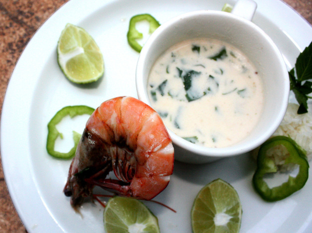 Coconut Fish Stew With Basil And Lemongrass