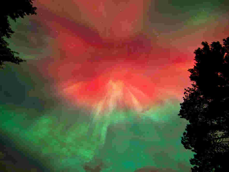 The Northern Lights over Marquette, Mich., last night. The Northern Lights over Marquette, Mich., last night.