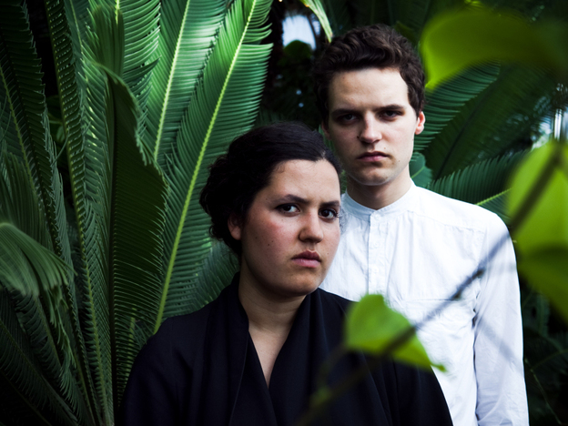 The Danish duo Quadron's "Wounds" is all morose ambiance, aided by slow, sparse instrumental backing.