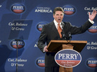 Texas Gov. Rick Perry unveils his fiscal proposal, Tuesday, Oct. 25, 2011, in Gray Court, S.C. Texas Gov. Rick Perry unveils his fiscal proposal, Tuesday, Oct. 25, 2011, in Gray Court, S.C.