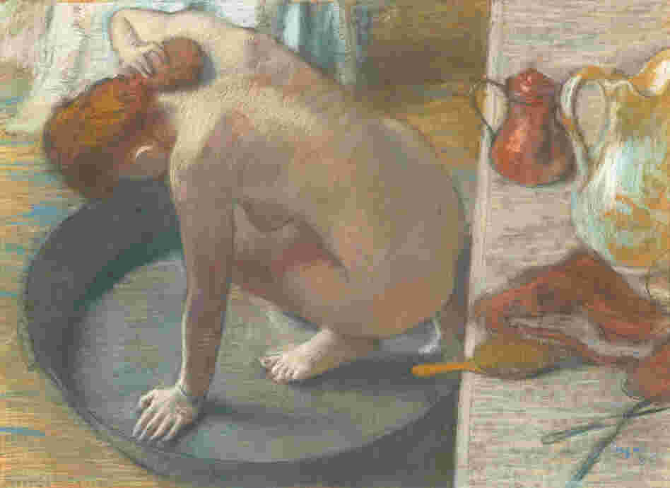  Degas' nudes — including his 1886 work, The Tub -- depict the everyday awkwardness of real life.