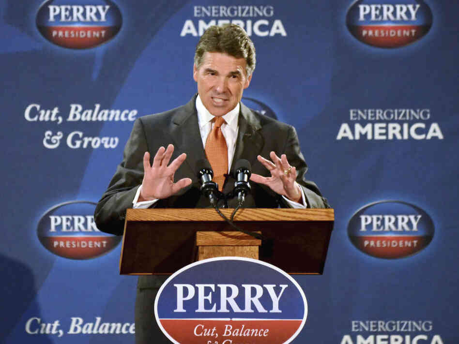 Republican Presidential candidate Texas Gov. Rick Perry announced his flat-tax plan in Gray Court, S.C. on Tuesday. 
