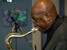 Wilton Felder of The Jazz Crusaders on saxophone.