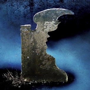 Detail from the cover of The Graveyard Book