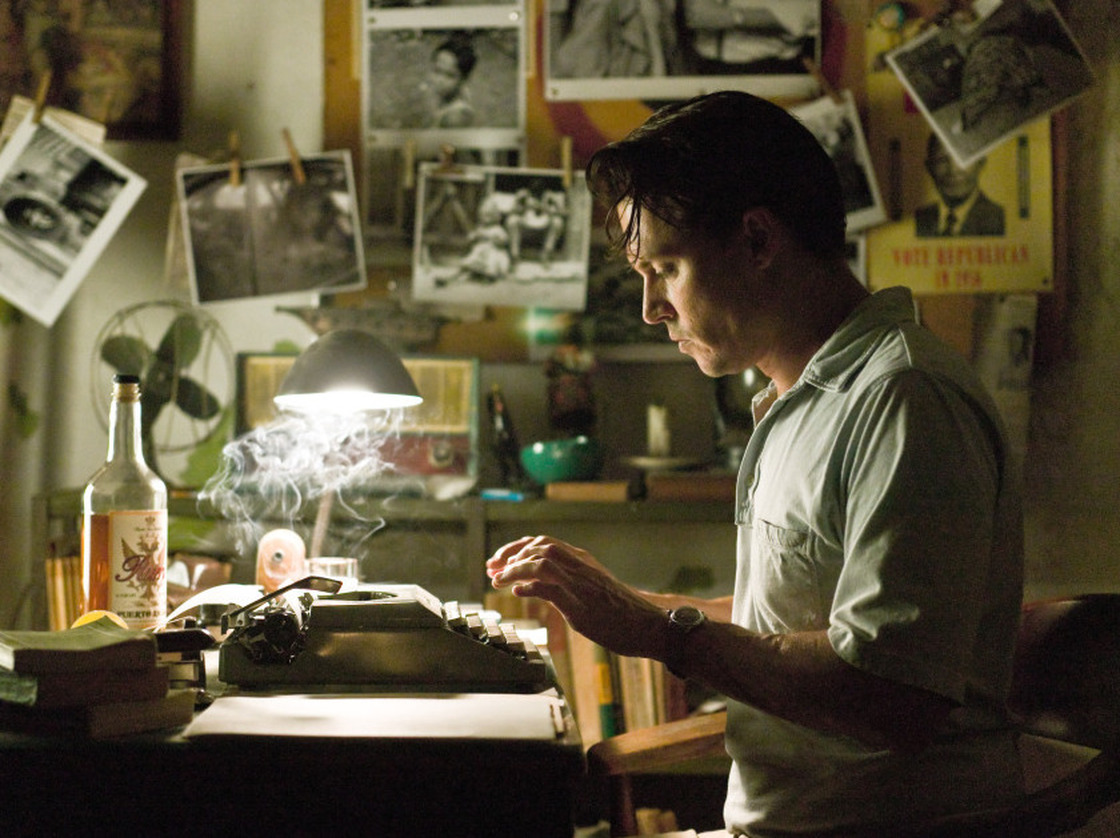 Johnny Depp plays American journalist Paul Kemp in The Rum Diary, a movie based on a Hunter S. Thompson novel. Kemp travels to Puerto Rico to work at The San Juan Star, a Puerto Rican English-language newspaper.