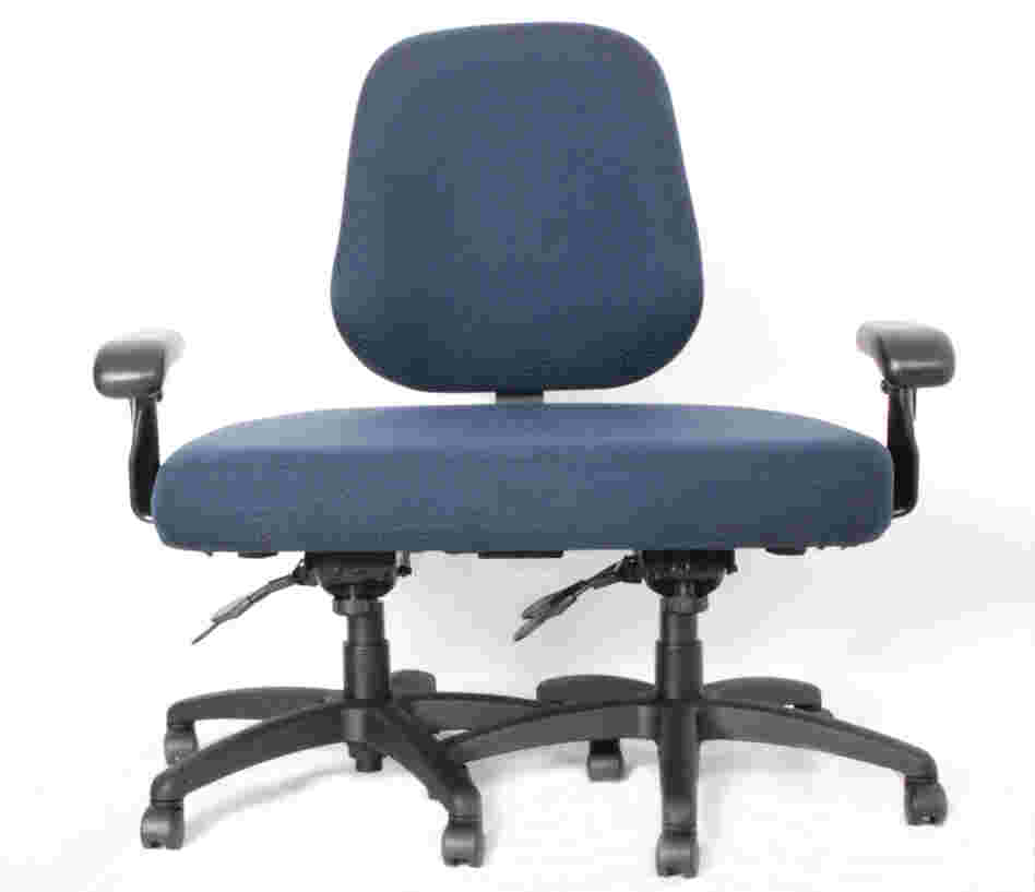 This office chair was custom-built by a company called ErgoGenesis for a client who exceeded the 600-pound limit of its other chairs. It cost $1,800. 