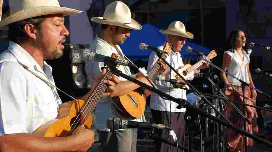 Mono Blanco, a veteran Son Jarocho band from Veracruz, performs in Los Angeles.