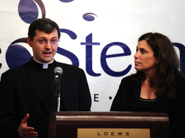 Father Tomasz Trafny of the Vatican's Pontifical Council for Culture and Dr. Robin Smith, the CEO of NeoStem, last year announced a partnership to explore adult stem cell research. 