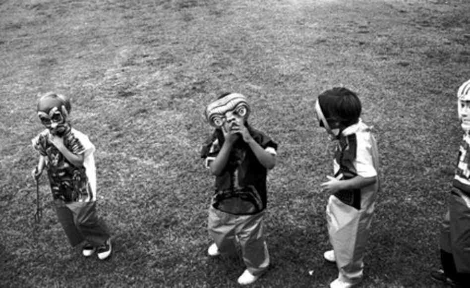 "Boys in costume, 1982" 