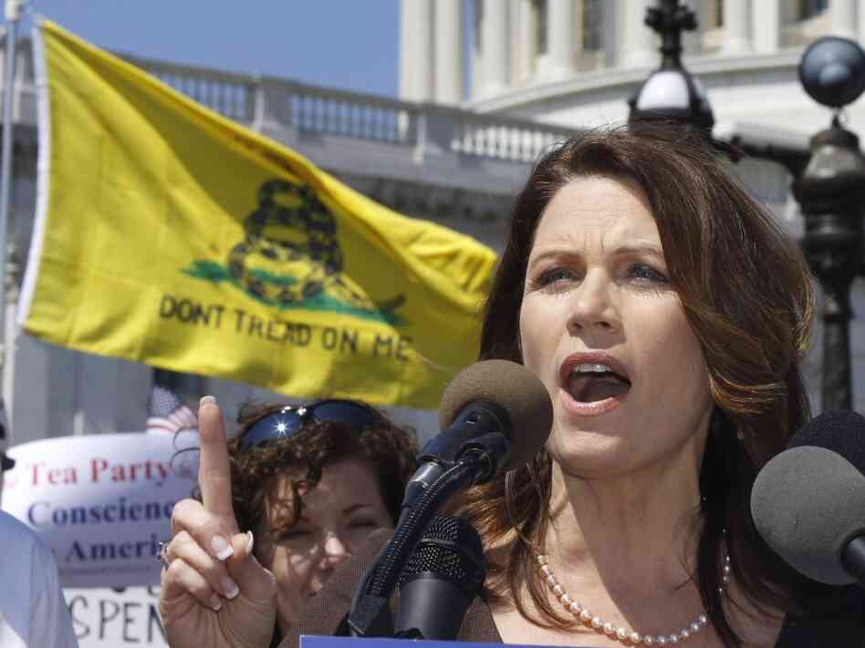 Rep. Michele Bachmann of Minnesota speaks at an Americans for Prosperity "Cut Spending Now" rally on Capitol Hill in April. Bachmann built a Tea Party base before launching her White House run. Rep. Michele Bachmann of Minnesota speaks at an Americans for Prosperity "Cut Spending Now" rally on Capitol Hill in April. Bachmann built a Tea Party base before launching her White House run.