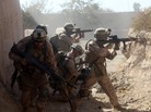 U.S. Marines with 3rd Battalion, 5th Regiment and the Afghan National Army provide cover as they move out of a dangerous area after taking enemy sniper fire during a security patrol in Sangin, Afghanistan, in November 2010. During its seven-month deployment, the 3/5 sustained the highest casualty rate of any Marine unit during the Afghan war, losing 25 men. U.S. Marines with 3rd Battalion, 5th Regiment and the Afghan National Army provide cover as they move out of a dangerous area after taking enemy sniper fire during a security patrol in Sangin, Afghanistan, in November 2010. During its seven-month deployment, the 3/5 sustained the highest casualty rate of any Marine unit during the Afghan war, losing 25 men.
