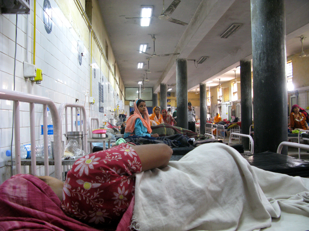 The maternity ward at Swami Dayanand hospital in northeast Delhi, the most densely populated district in India. U.N. demographers say the world's 7 billionth citizen could be born in India on Oct. 31.