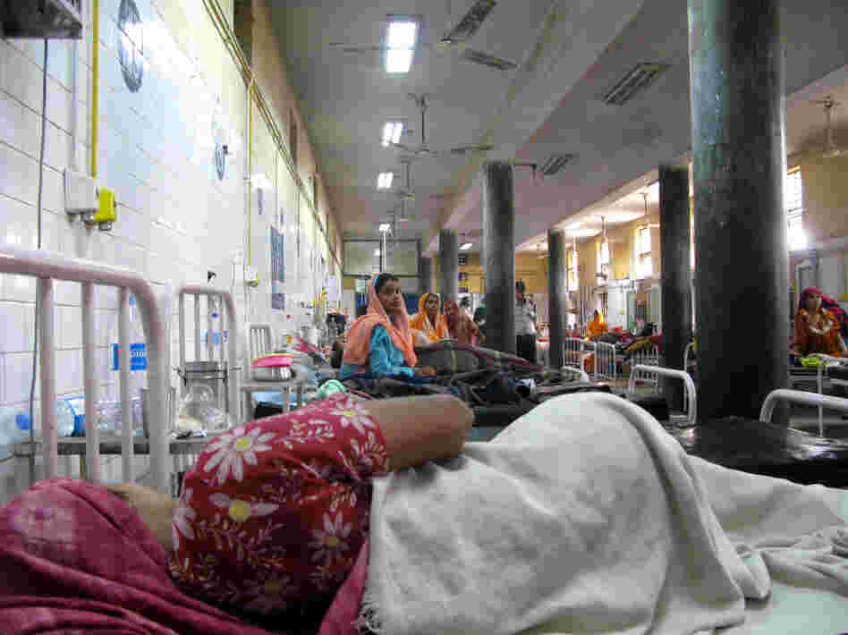 The maternity ward at Swami Dayanand hospital in northeast Delhi, the most densely populated district in India. U.N. demographers say the world's 7 billionth citizen could be born in India on Oct. 31.