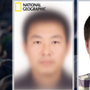 National Geographic's composite sketch of the world's most typical person (left) and the real Mu Li.