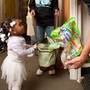 At Washington University in St. Louis on Sunday, student Andrew Dwoskin was handing out candy to local children during a "Safe Trick-or-Treat" event.