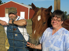 Norris and Janis Galatas at their home in Collinsville, Miss., with their horse, Cinnamon. The couple is struggling to make their mortgage payments. Norris and Janis Galatas at their home in Collinsville, Miss., with their horse, Cinnamon. The couple is struggling to make their mortgage payments.